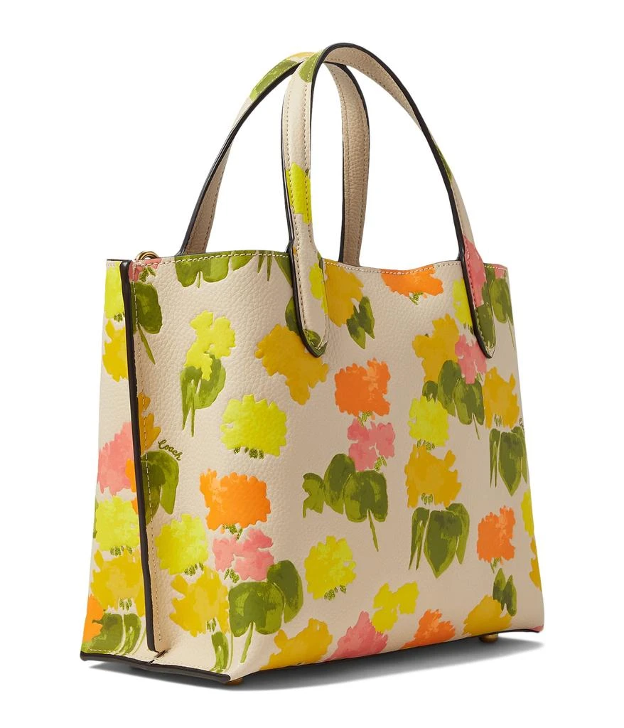 商品Coach|Floral Printed Leather Willow Tote 24,价格¥1575,第2张图片详细描述