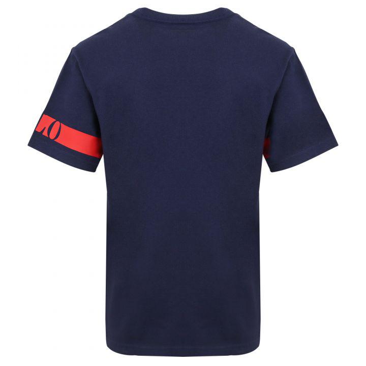 Navy Logo Tape Short Sleeve T Shirt商品第3张图片规格展示