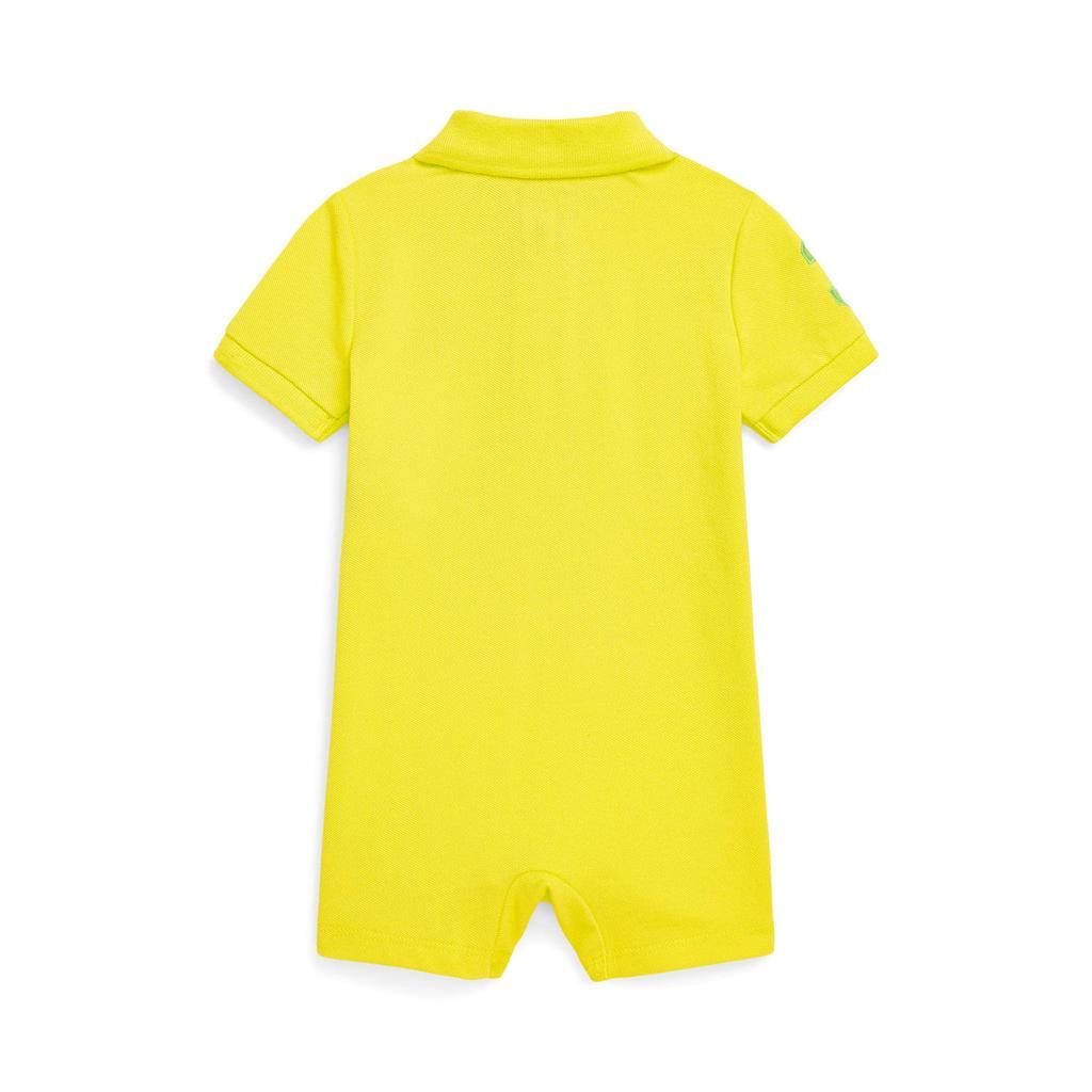 商品Ralph Lauren|Big Pony Mesh Polo Shortall (Infant),价格¥284,第4张图片详细描述