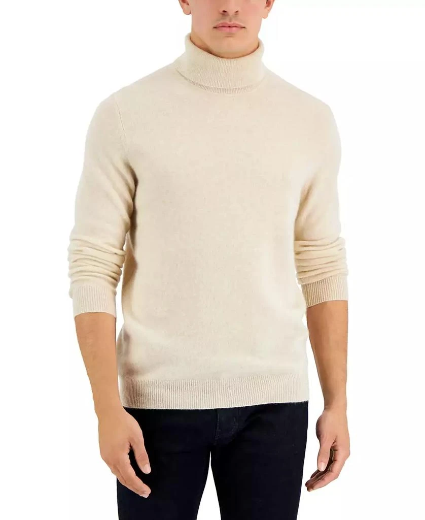 商品Club Room|Men's Cashmere Turtleneck Sweater, Created for Macy's,价格¥380,第1张图片详细描述