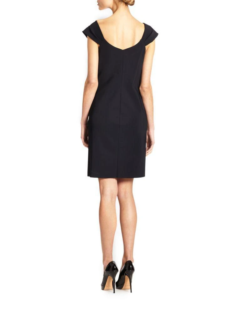 商品Teri Jon|Asymmetrical Neckline Mini Dress,价格¥1029,第2张图片详细描述