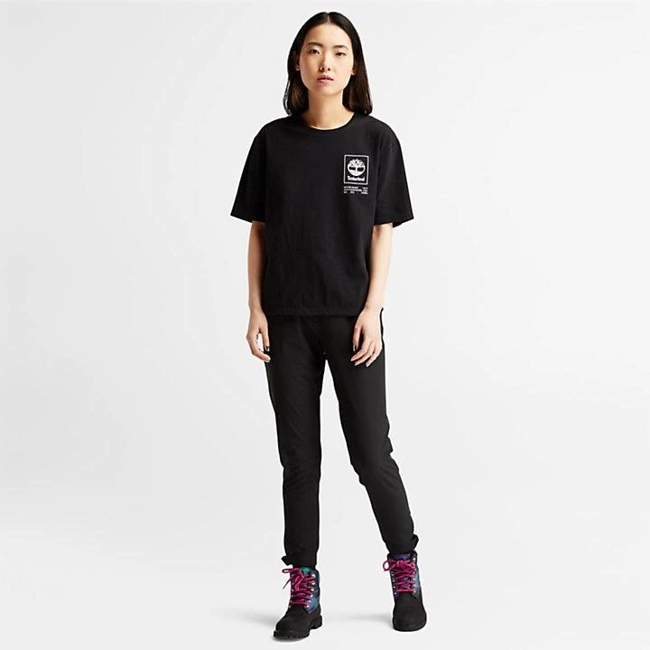 商品Timberland|Organic Cotton Utility T-shirt for Women in Black,价格¥226,第3张图片详细描述