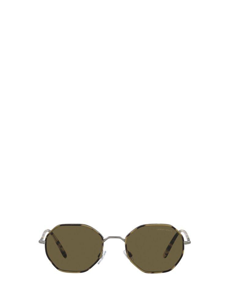 Giorgio Armani Geometric Frame Sunglasses商品第1张图片规格展示