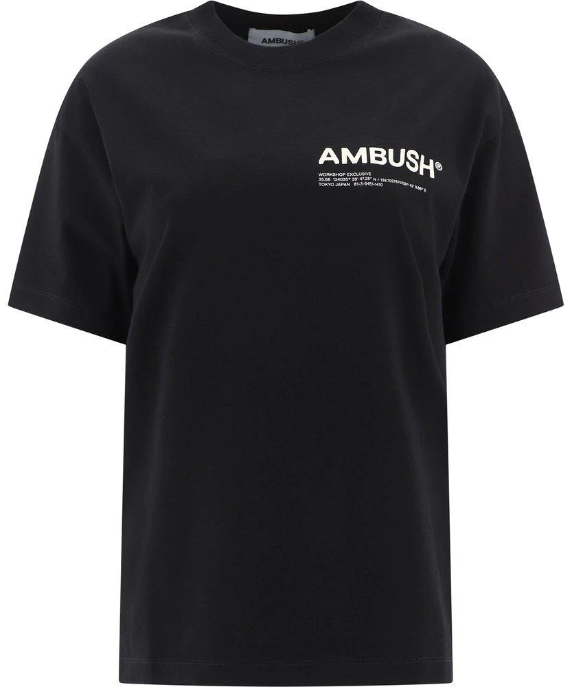 商品Ambush|Ambush Logo Printed Crewneck T-Shirt,价格¥1099,第1张图片