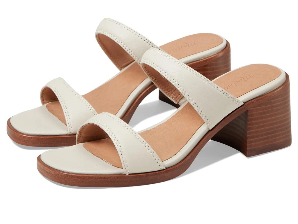 商品Madewell|The Saige Double-Strap Sandal in Leather,价格¥672,第1张图片