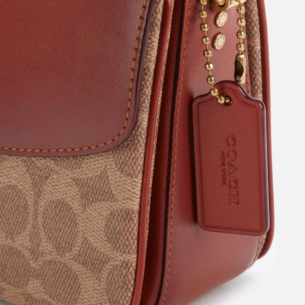 商品Coach|Coach Women's Signature Cassie Cross Body 19 Bag - Tan Rust,价格¥2789,第4张图片详细描述