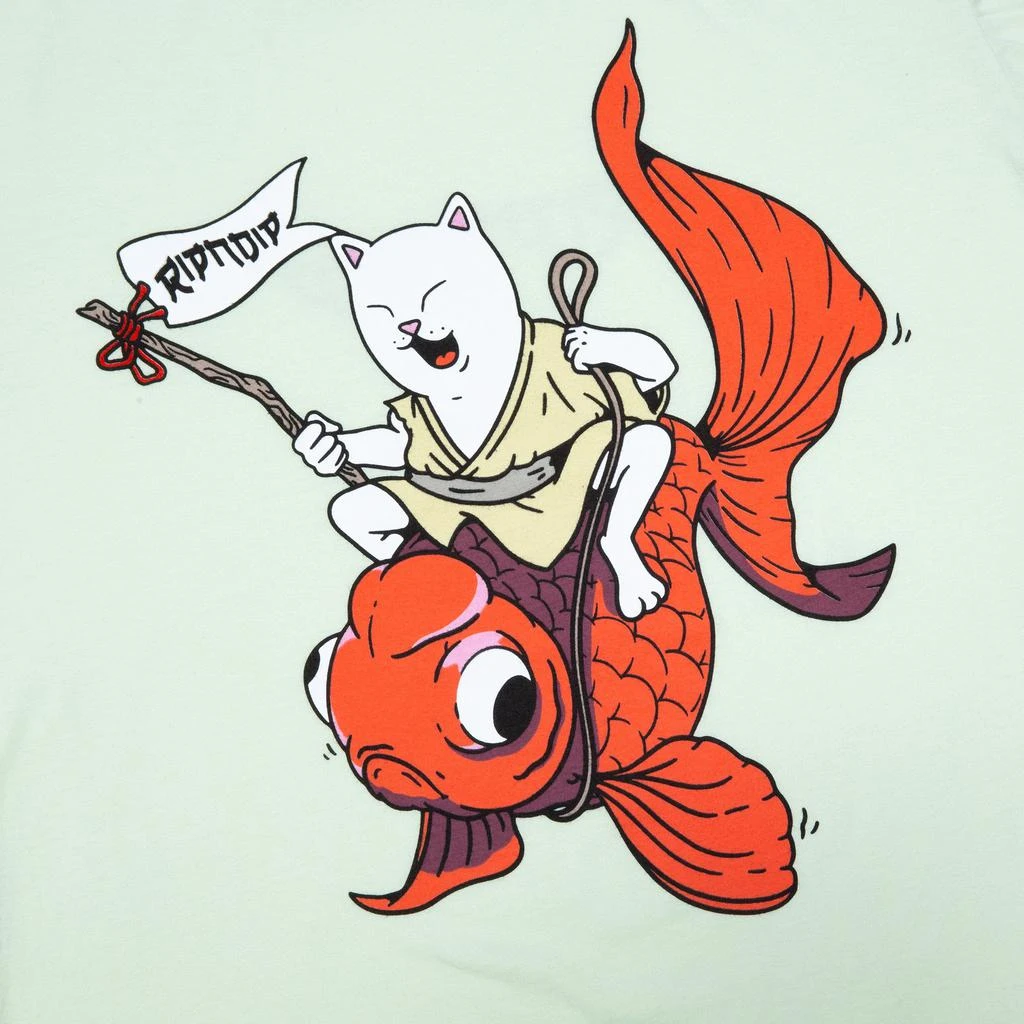 商品RIPNDIP|Master Nermal San Tee (Light Lime),价格¥107,第4张图片详细描述