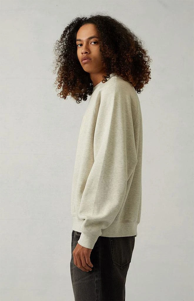 商品Essentials|Light Oatmeal Crew Neck Sweatshirt,价格¥495,第3张图片详细描述