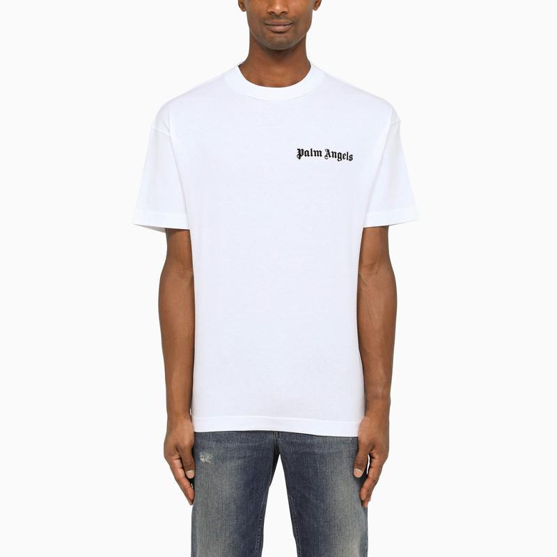 商品Palm Angels|Short sleeve crew neck t-shirts in cotton,价格¥3200,第6张图片详细描述