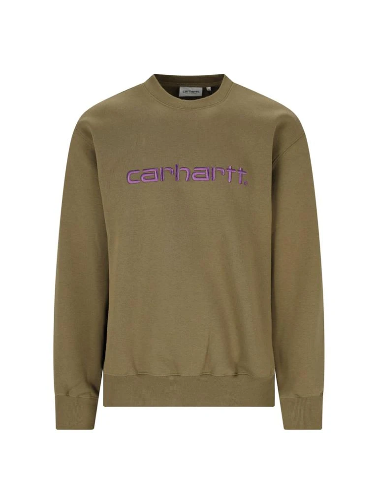 商品Carhartt WIP|Carhartt WIP Logo Embroidered Crewneck Sweatshirt,价格¥564,第1张图片