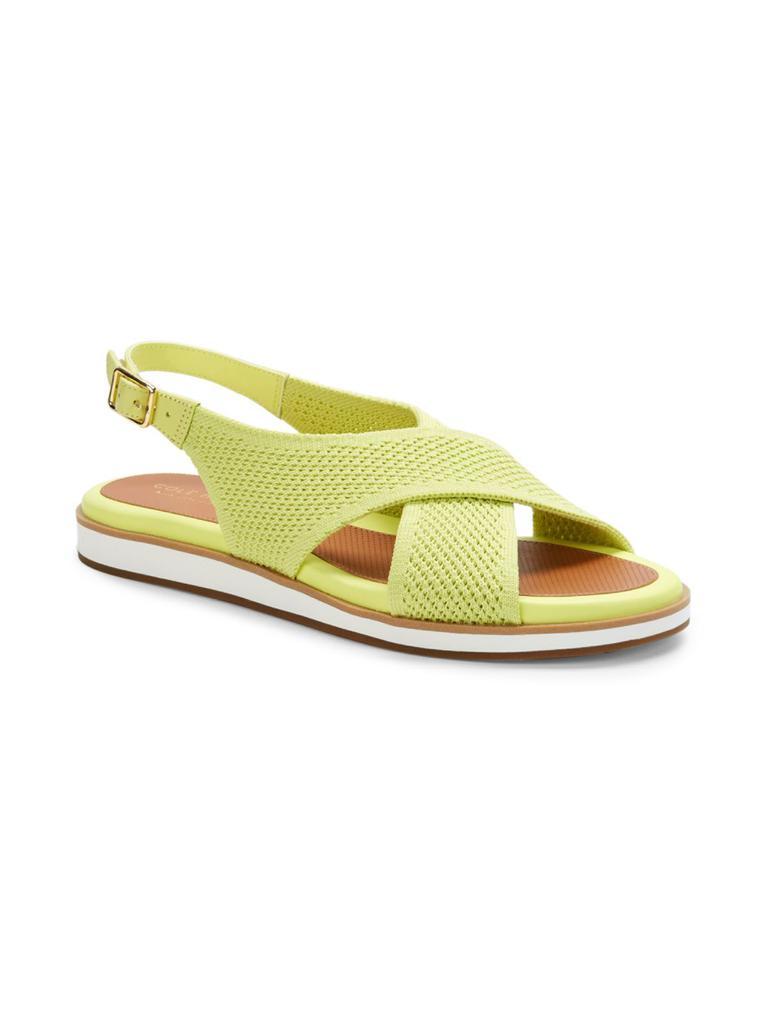 商品Cole Haan|Mikaela Crisscross Flat Sandals,价格¥404,第4张图片详细描述