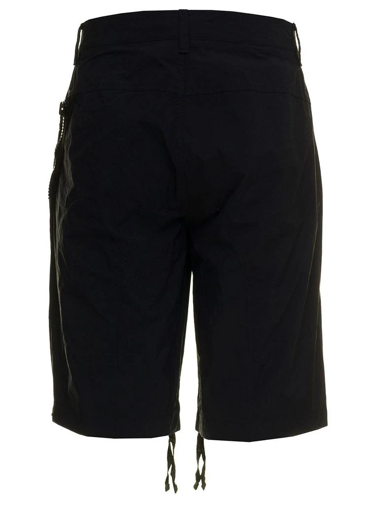 商品Ten C|Ten C Man's Blue Cotton Cargo Bermuda Shorts with Pockets,价格¥1783,第2张图片详细描述