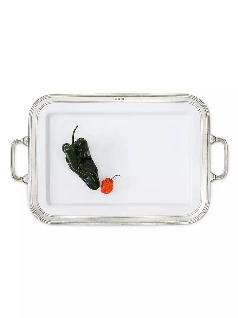 商品Match|Large Gianna Ceramic & Pewter Platter,价格¥3889,第2张图片详细描述