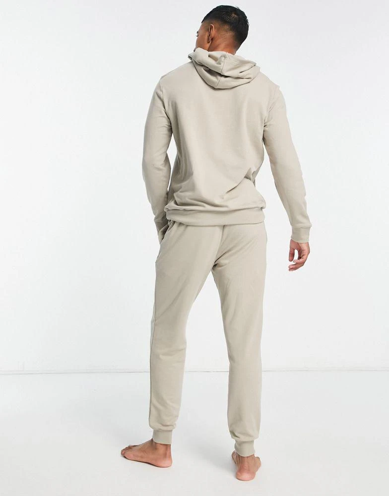 商品Calvin Klein|Calvin Klein co-ord lounge jogger with contrast waistband in oatmeal,价格¥583,第2张图片详细描述