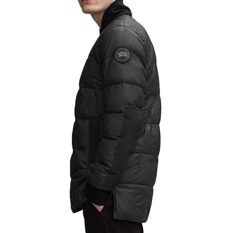 【现货】加拿大鹅 Harbord系列 男士黑色短款羽绒夹克 商品