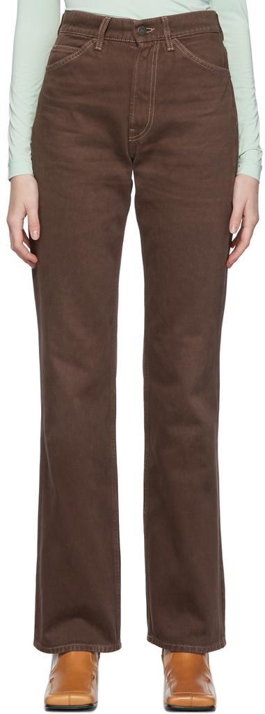 商品Acne Studios|Brown 1977 Bootcut Fit Jeans,价格¥2704,第1张图片