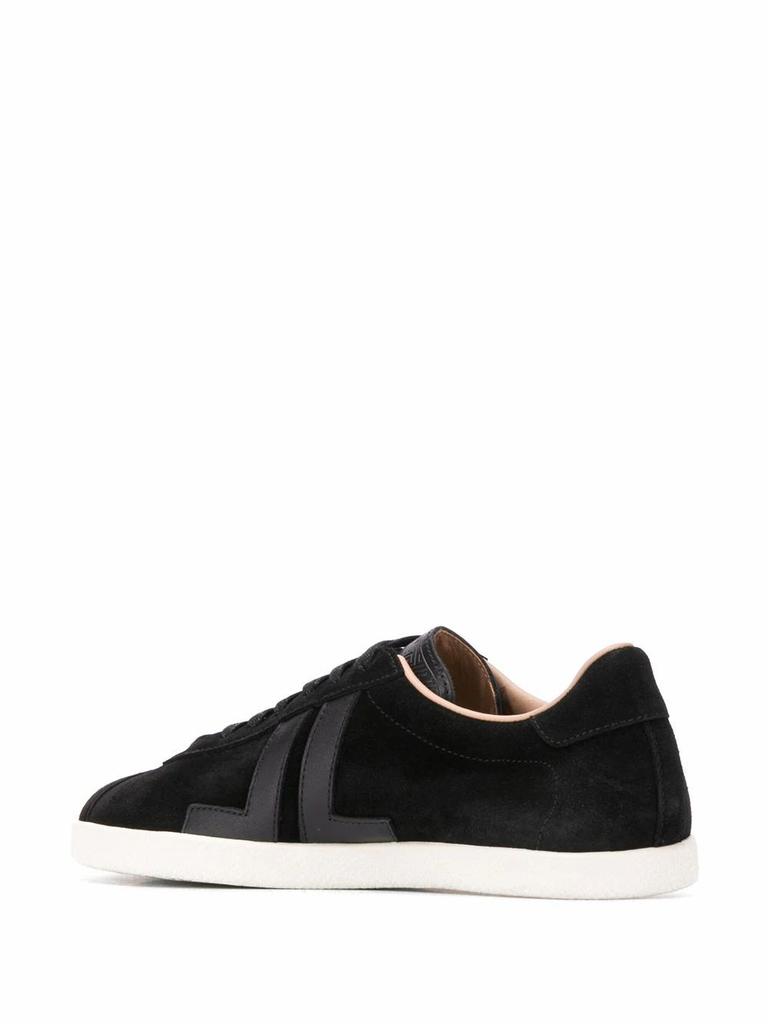 Lanvin Women's  Black Leather Sneakers商品第3张图片规格展示