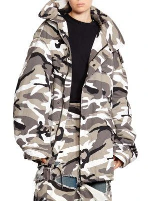 商品Balenciaga|Off Shoulder Parka,价格¥3827,第1张图片