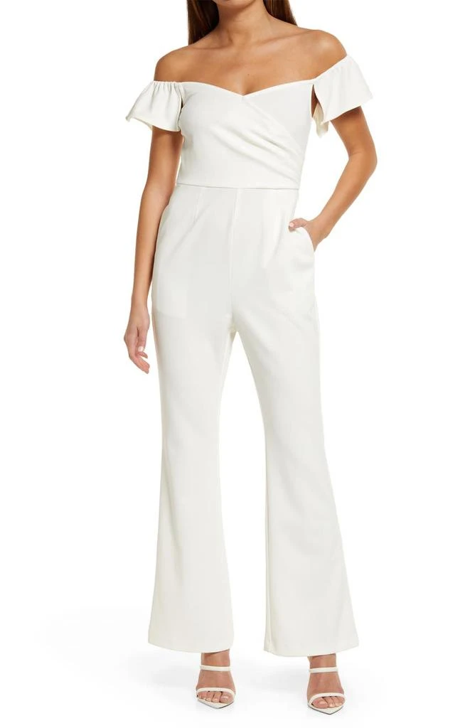 商品Chelsea28|Off the Shoulder Jumpsuit,价格¥637,第1张图片
