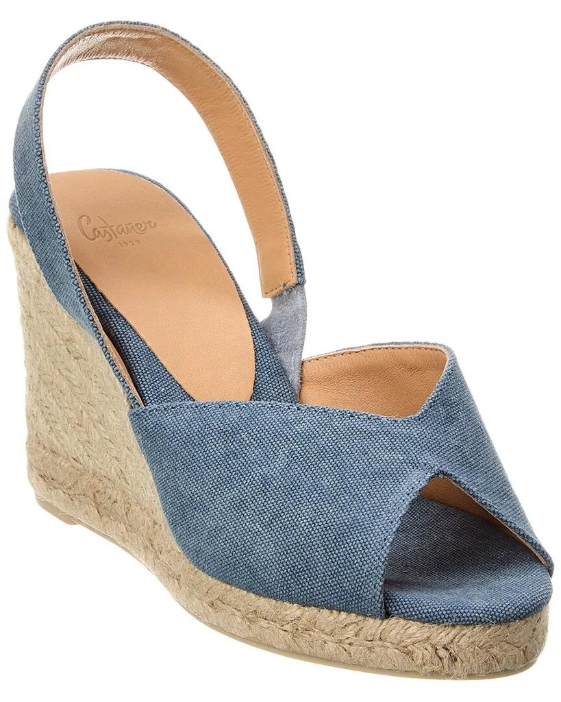 商品CASTAÑER|Castañer Brisa Canvas Slingback Wedge Sandal,价格¥326,第1张图片