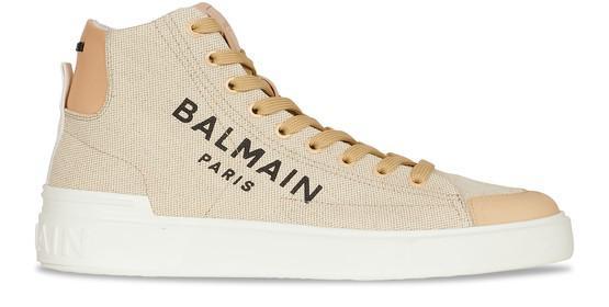 商品Balmain|B-Court 高帮篮球鞋,价格¥4464,第1张图片