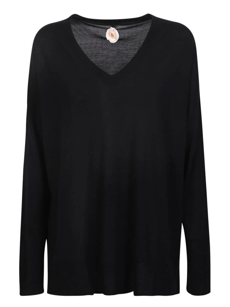 商品Allude|Allude V-Neck Knitted Jumper,价格¥1791,第1张图片