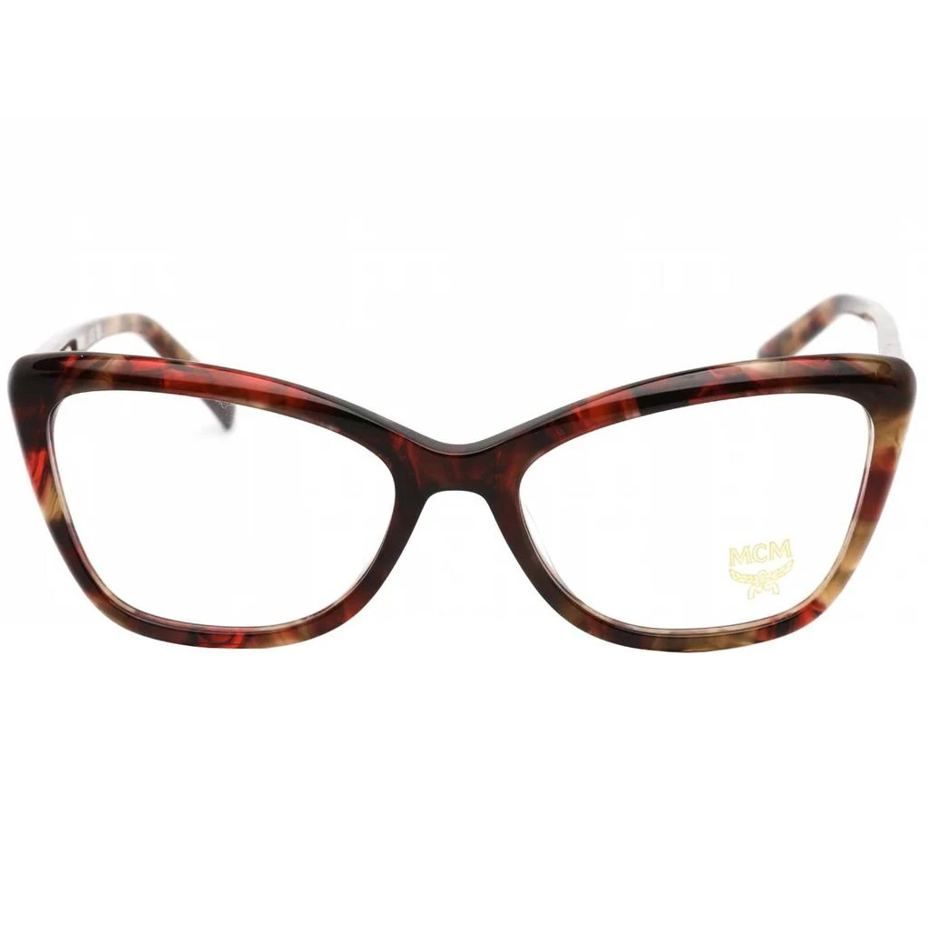 商品MCM|MCM Women's Eyeglasses - Red Havana Cat-Eye Acetate Full-Rim Frame | MCM2708 636,价格¥239,第2张图片详细描述