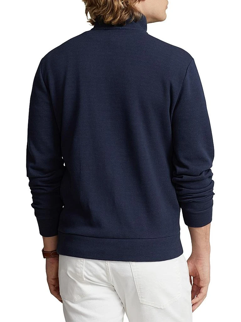 商品Ralph Lauren|Cotton-Blend Quarter-Zip Sweatshirt,价格¥1099,第3张图片详细描述