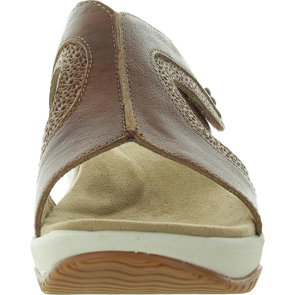商品Hälsa|Cassandra Womens Adjustable Leather Wedge Sandals,价格¥340,第2张图片详细描述