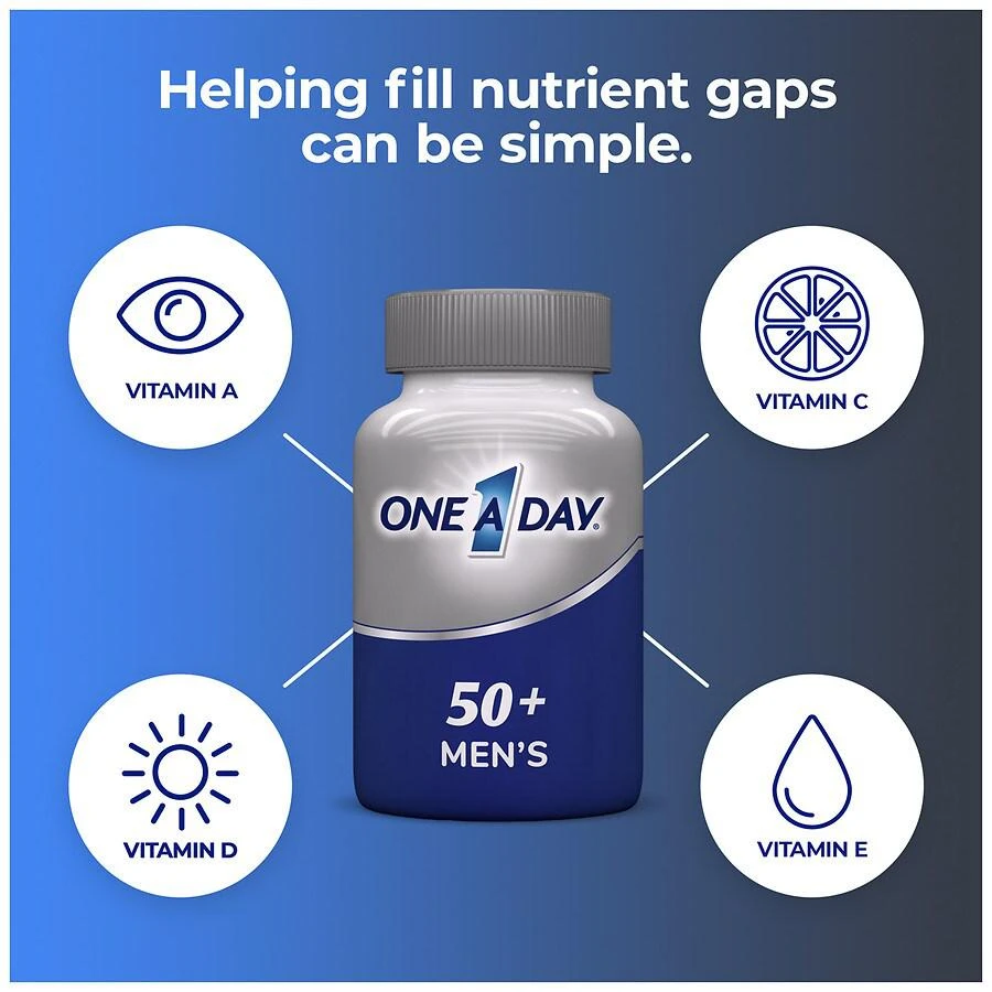 商品One A Day|Men's 50+ Healthy Advantage Multivitamin,价格¥57,第5张图片详细描述