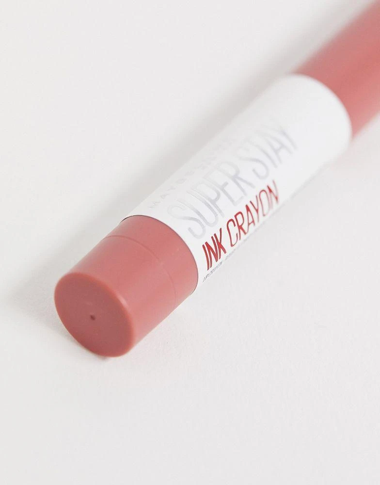 商品Maybelline|Maybelline Superstay Matte Ink Crayon Lipstick 15 Lead The Way,价格¥99,第4张图片详细描述