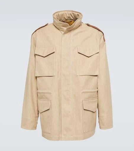 商品Tod's|皮革边饰涂层棉质夹克,价格¥15265,第1张图片
