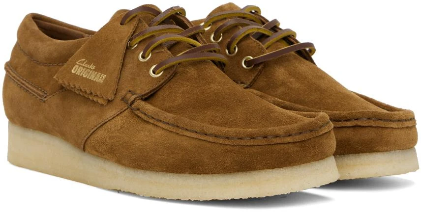 商品Clarks|Brown Wallabee Boat Shoes,价格¥665,第4张图片详细描述