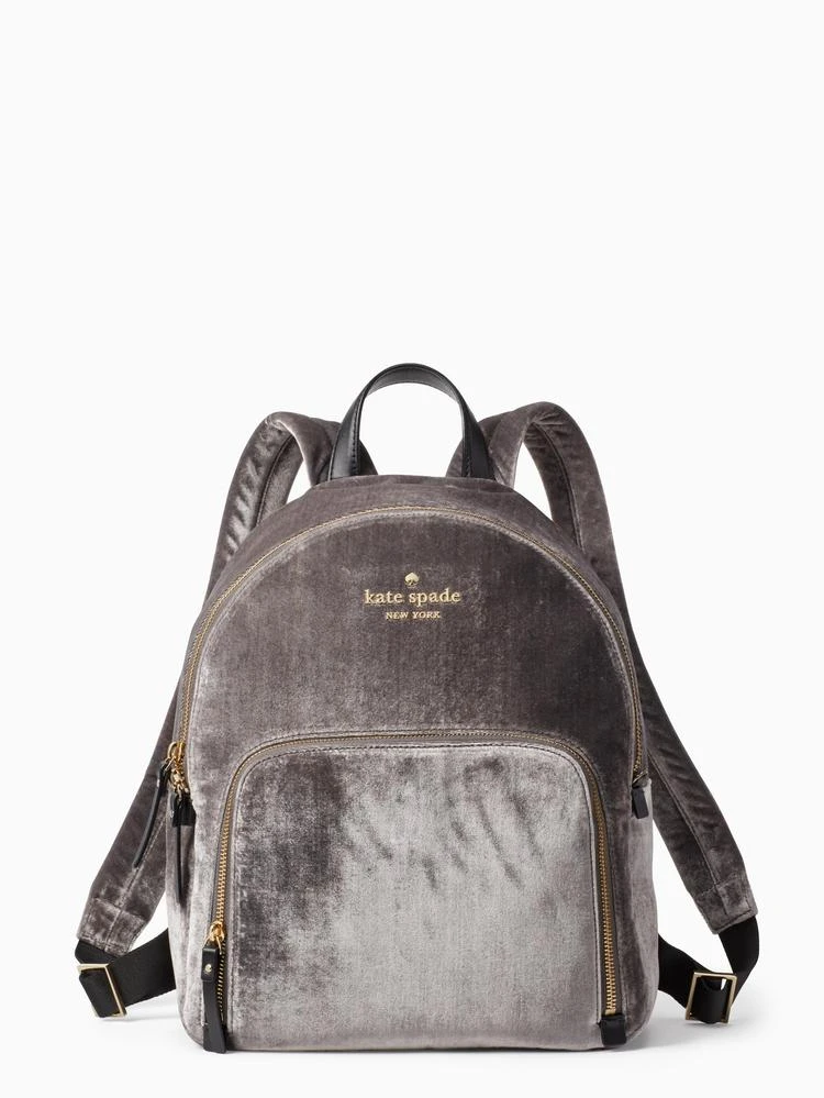 商品Kate Spade|watson lane 丝绒双肩包,价格¥1459,第1张图片