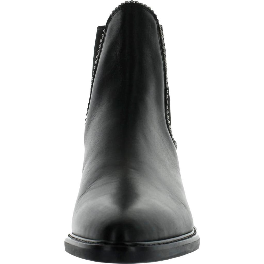 商品Coach|Coach Womens Bowery Bead BTE Leather Leather Pull On Ankle Boots,价格¥948,第5张图片详细描述