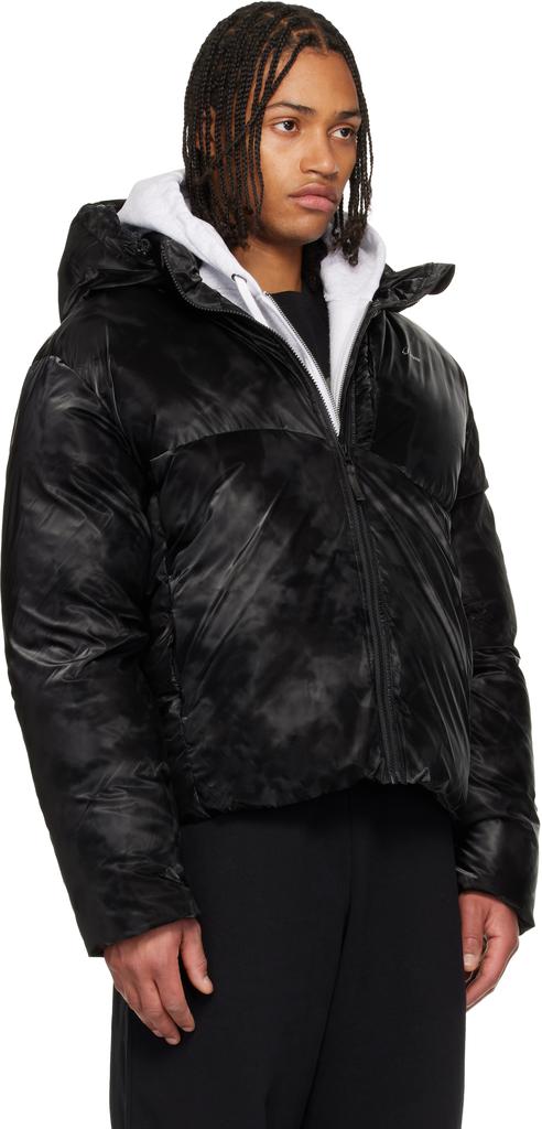 Shop Black Wavy Puffer Jacket on Sale at BeyondStyle – Get 21% Off