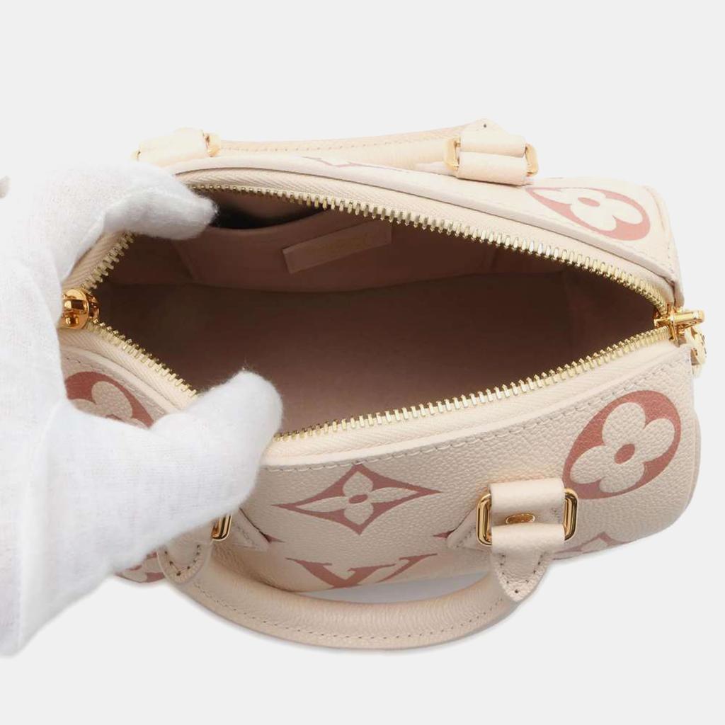 Louis Vuitton Louis Vuitton Cream/Pink Monogram Empreinte Leather