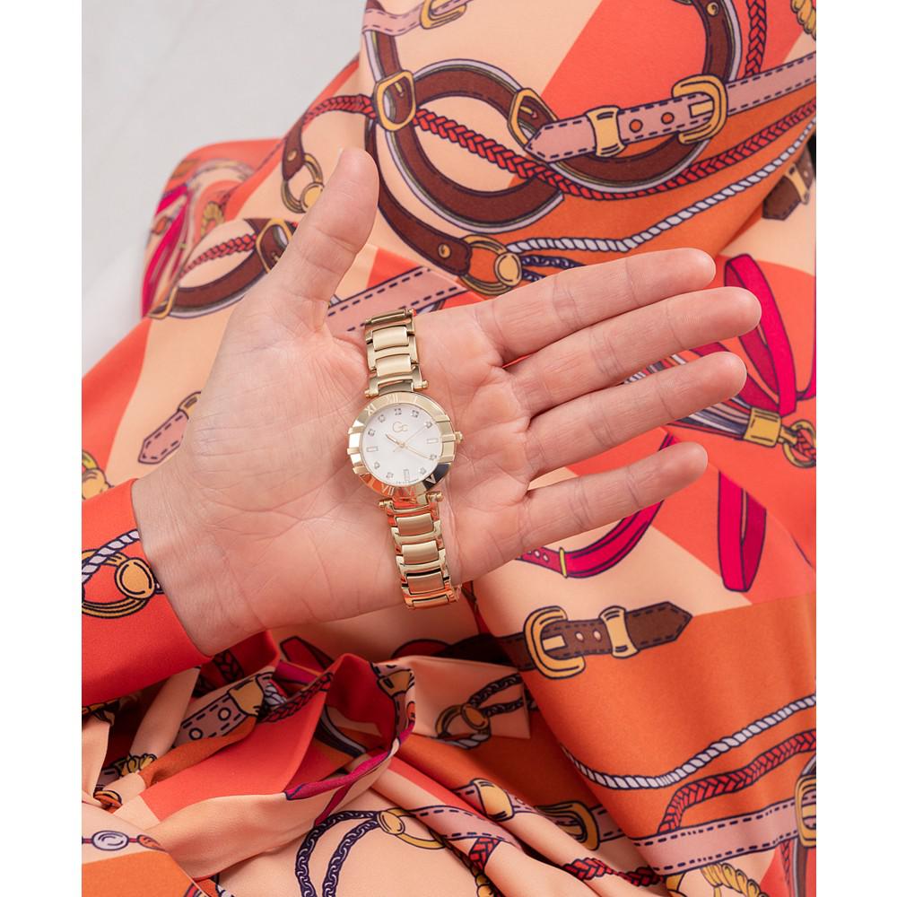Gc Cruise Women's Swiss Gold-Tone Stainless Steel Bracelet Watch 32mm商品第8张图片规格展示