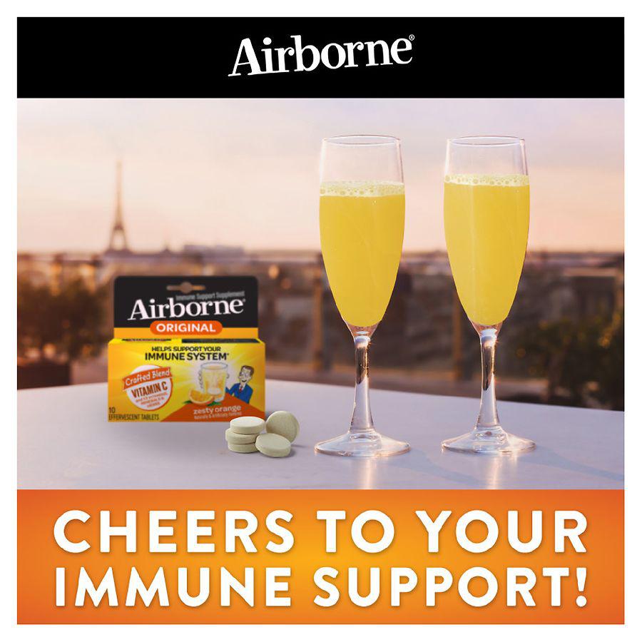 Effervescent Tablets, Vitamin C - Immune Support Supplement Zesty Orange商品第8张图片规格展示