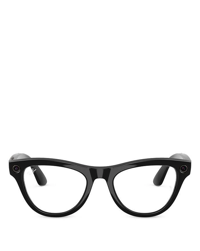 商品Ray-Ban|Meta Skyler (Gen 2) Cat Eye AI Glasses, 52mm,价格¥3368,第3张图片详细描述