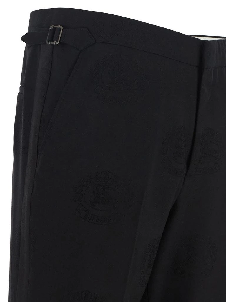 商品Burberry|Logo Motif Trousers,价格¥4237,第3张图片详细描述