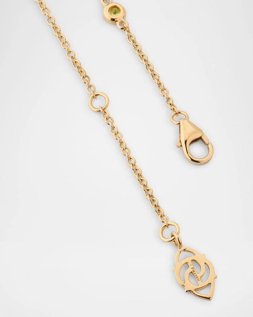 商品Piranesi|18K Gold Yellow Sapphire and Diamond Flower Pendant Necklace, 18"L,价格¥33333,第4张图片详细描述