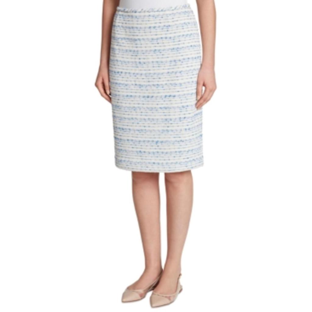 Tahari ASL Womens Textured Midi Pencil Skirt商品第1张图片规格展示