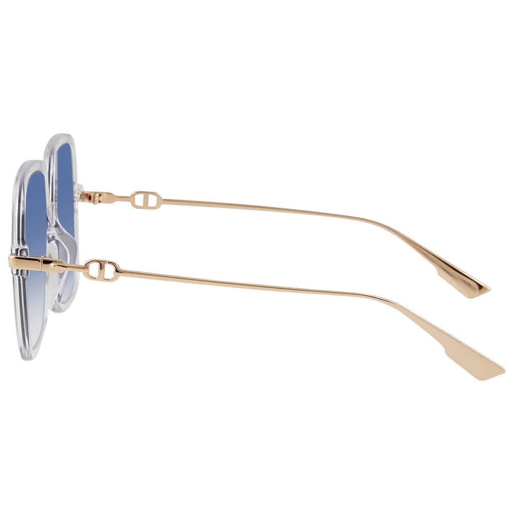 商品Dior|Dior Blue Gradient Square Ladies Sunglasses DIORLINK1 0900/08 58,价格¥1314,第5张图片详细描述