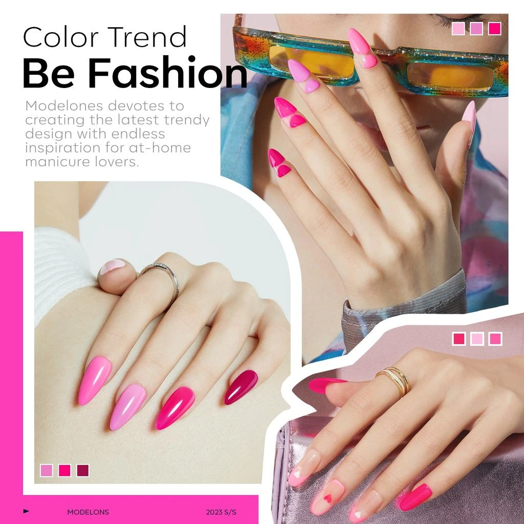 6 Shades Gel Nail Polish Set Collection 商品