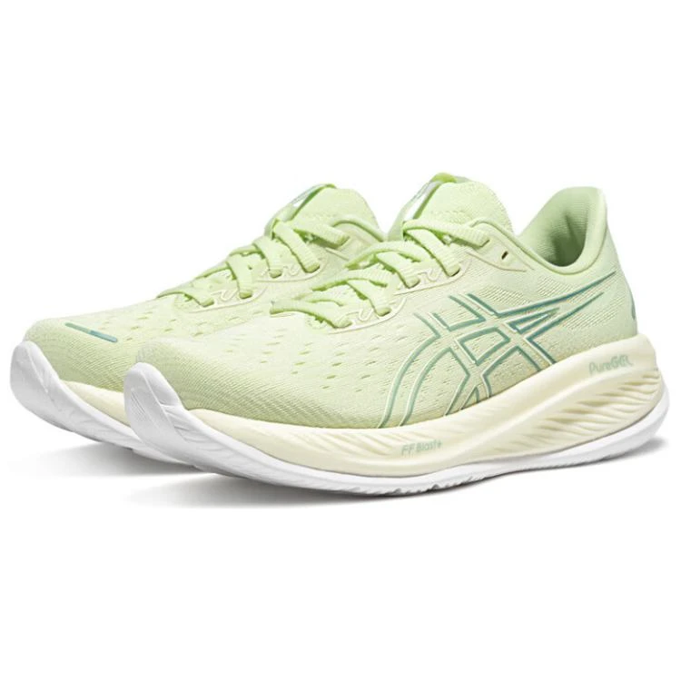 商品[国内直发] Asics|Gel-Cumulus 26 舒适轻便 缓震防滑耐磨透气 低帮跑步鞋 女款 绿色,价格¥848,第3张图片详细描述