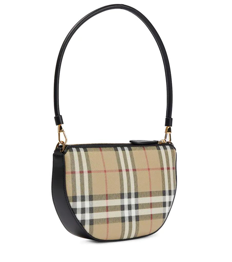 商品Burberry|Olympia Pouch checked shoulder bag,价格¥4797,第6张图片详细描述