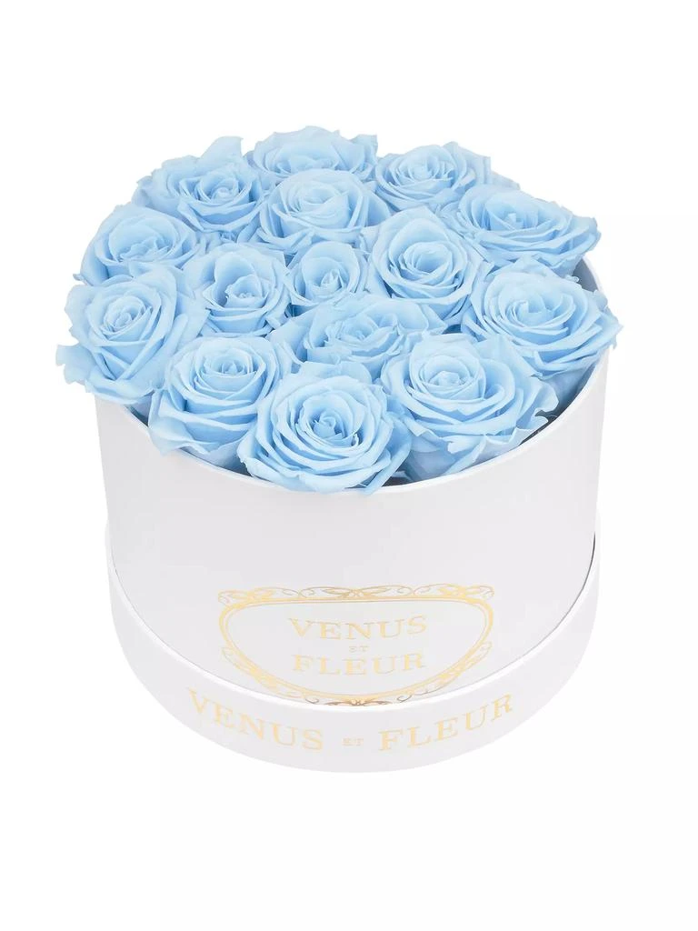 商品Venus ET Fleur|Classic Small Round Box with Pure White Roses,价格¥2269,第1张图片