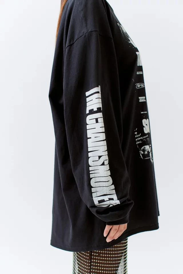 商品Urban Outfitters|Chainsmokers Oversized Long Sleeve Tee,价格¥114,第2张图片详细描述