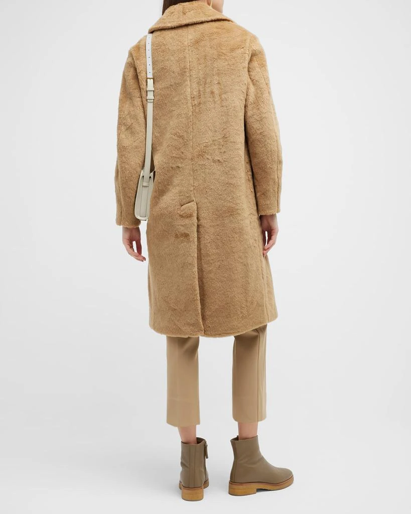 商品Vince|Double-Breasted Faux-Shearling Coat,价格¥2244,第4张图片详细描述